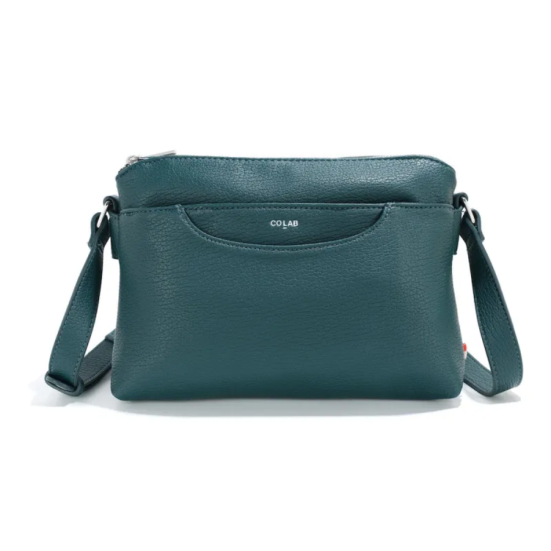 co-lab Magali Rounded Top Crossbody - Deep Sea sold by Boutique with Grace