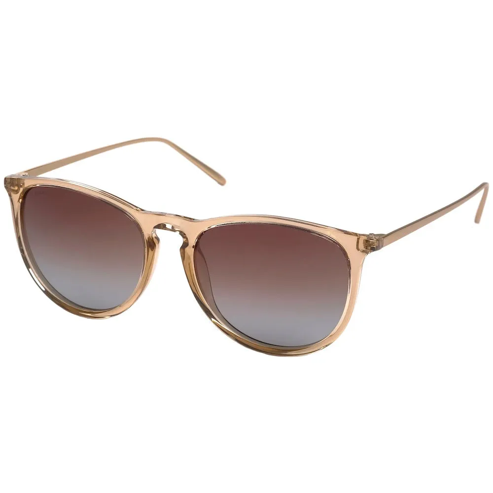 Pilgrim Vanille Sunglasses - Light Brown/Gold sold by Boutique with Grace