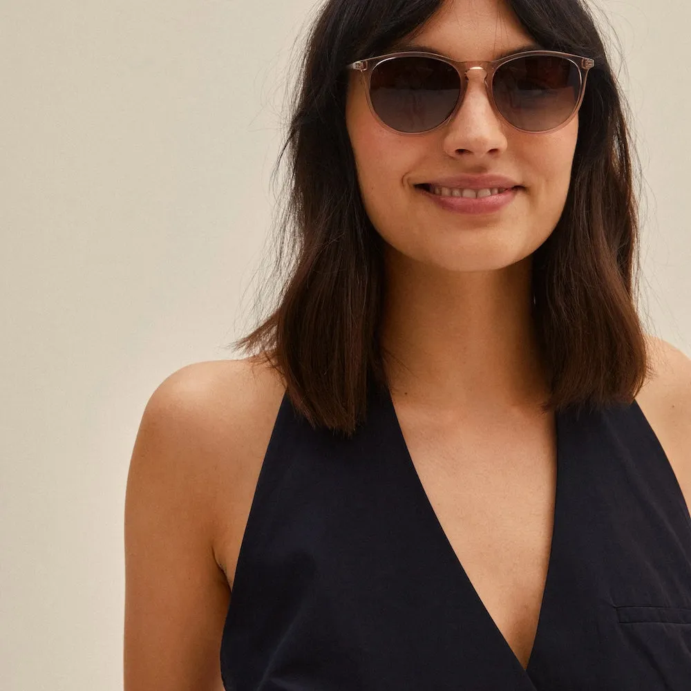 Pilgrim Vanille Sunglasses - Light Brown/Gold sold by Boutique with Grace product image thumbnail 3