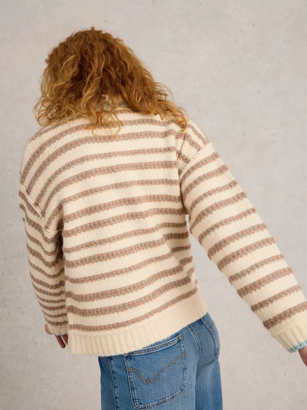 White Stuff Tyler Cardi - Natural sold by Boutique with Grace product image thumbnail 4