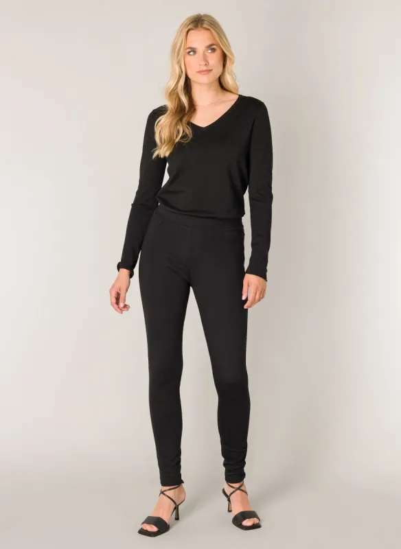 Base Level Ornika Tregging - Black sold by Boutique with Grace