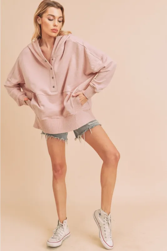 AEMI Vivi Pullover - Blush sold by Boutique with Grace