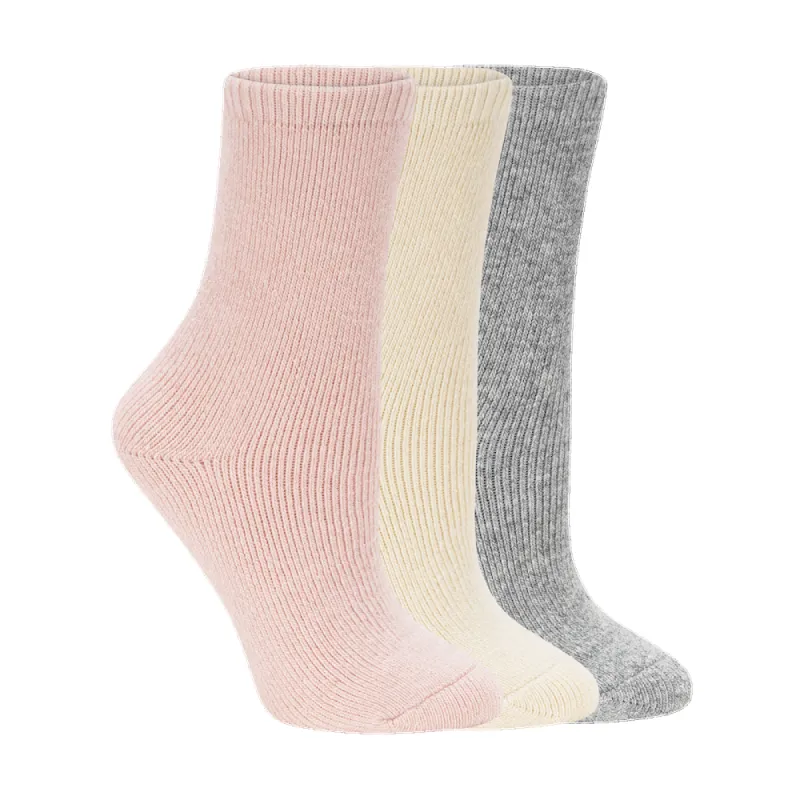 Lemon 3Pk Hiker Boot Crew - Pastel Pink sold by Boutique with Grace