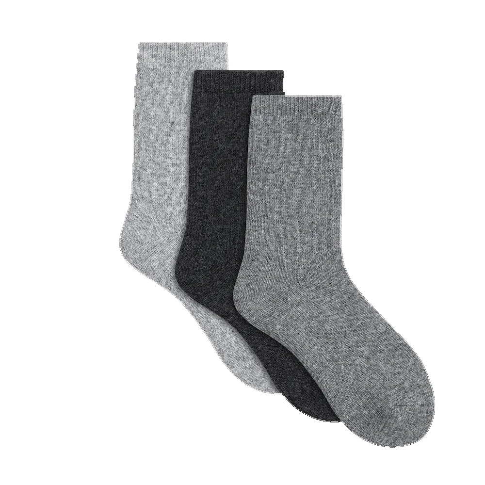 Lemon 3Pk Hiker Boot Crew - Charcoal sold by Boutique with Grace product image thumbnail 2