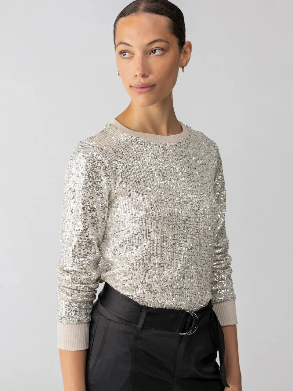 Sanctuary Sparkle Together Top - Champagne sold by Boutique with Grace