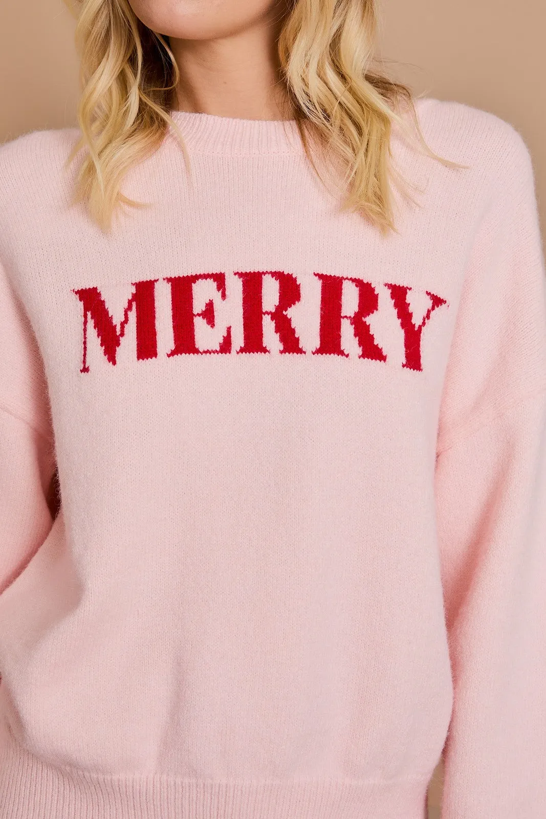 Gilli “Merry” Sweater - Blush-Red sold by Boutique with Grace product image thumbnail 5