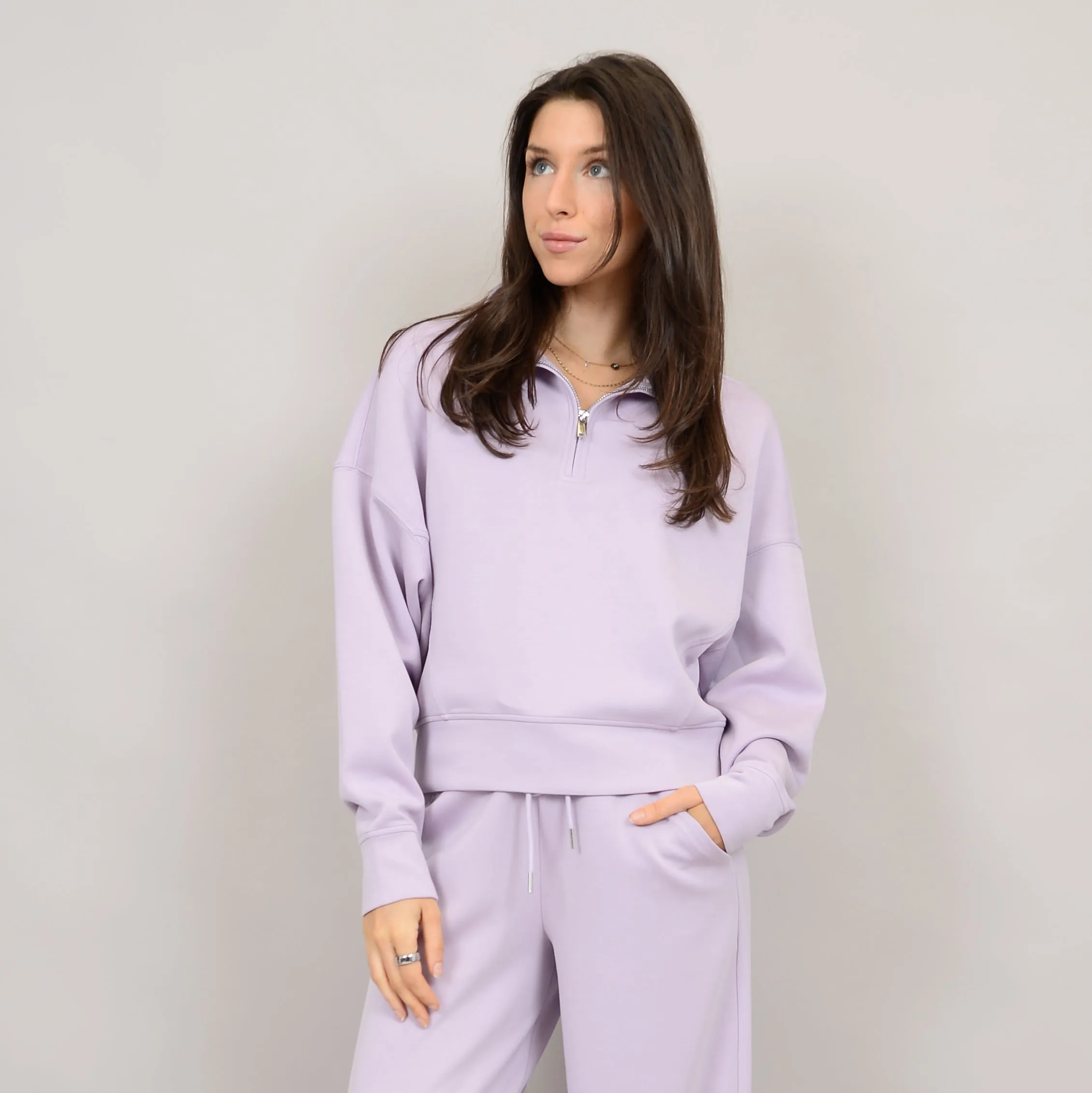 RD Mailyn 1/2 Zip - Lavender sold by Boutique with Grace