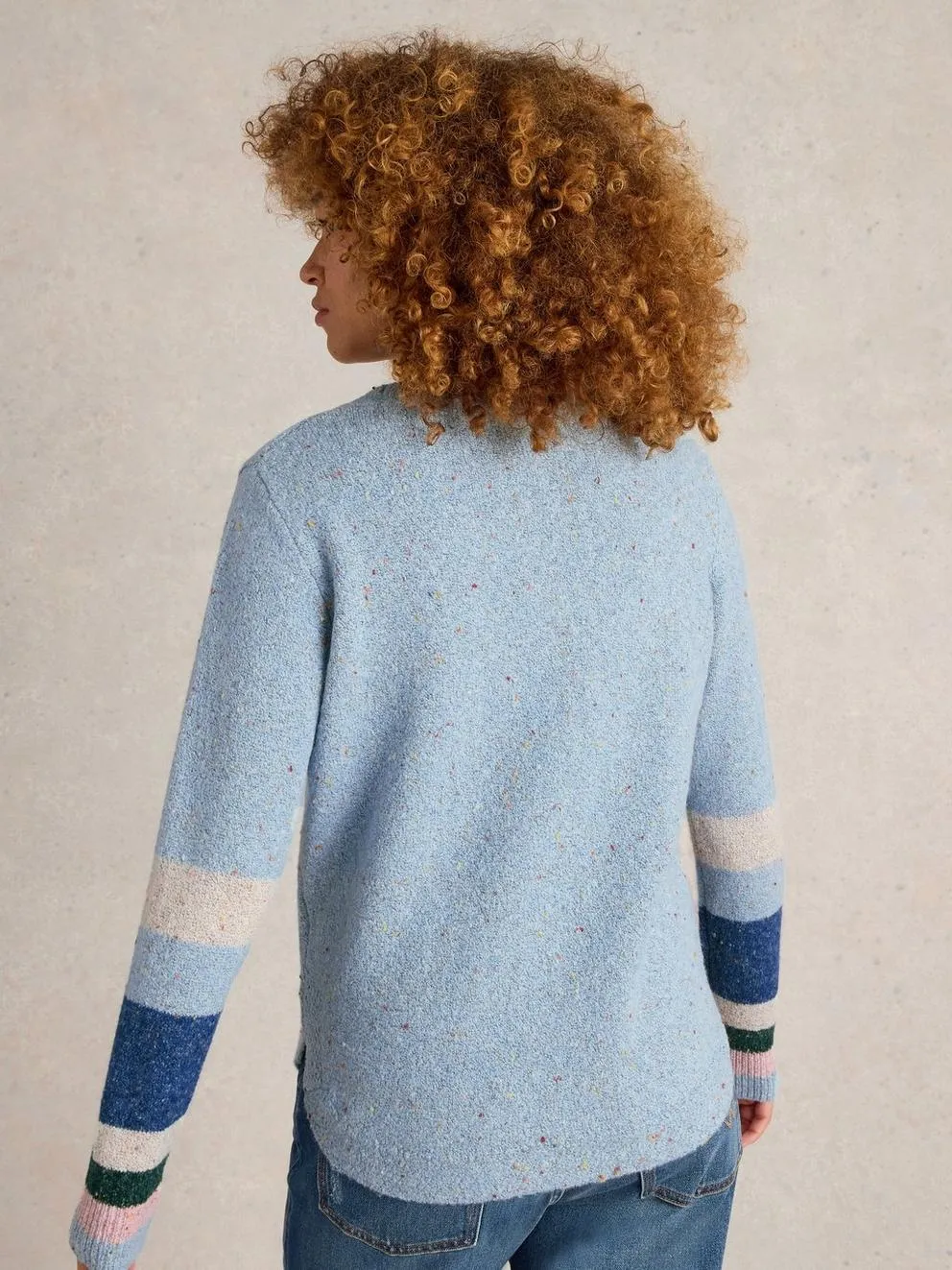 White Stuff Talia Jumper - Blue Multi sold by Boutique with Grace product image thumbnail 4
