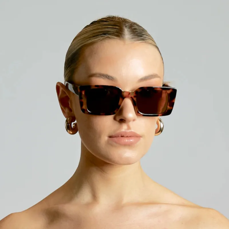 Shady Lady Paige Sunglasses - Tortoise made by Boutique with Grace