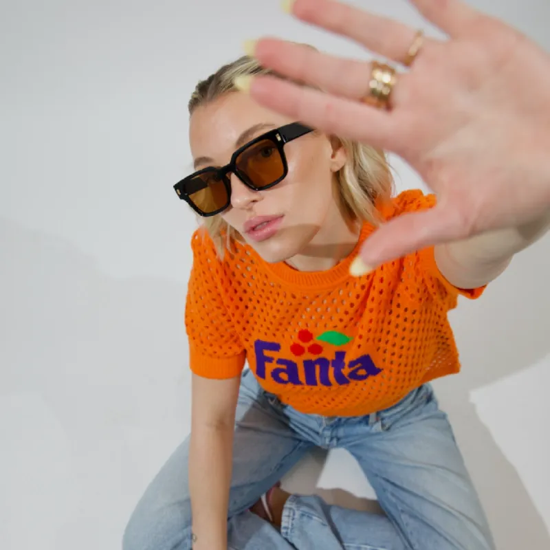 Shady Lady Casey Sunglasses - Amber sold by Boutique with Grace