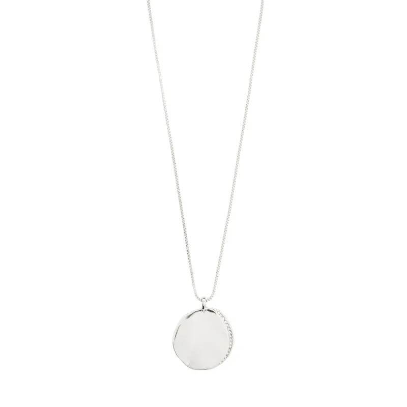 Pilgrim True Coin Necklace - Silver sold by Boutique with Grace