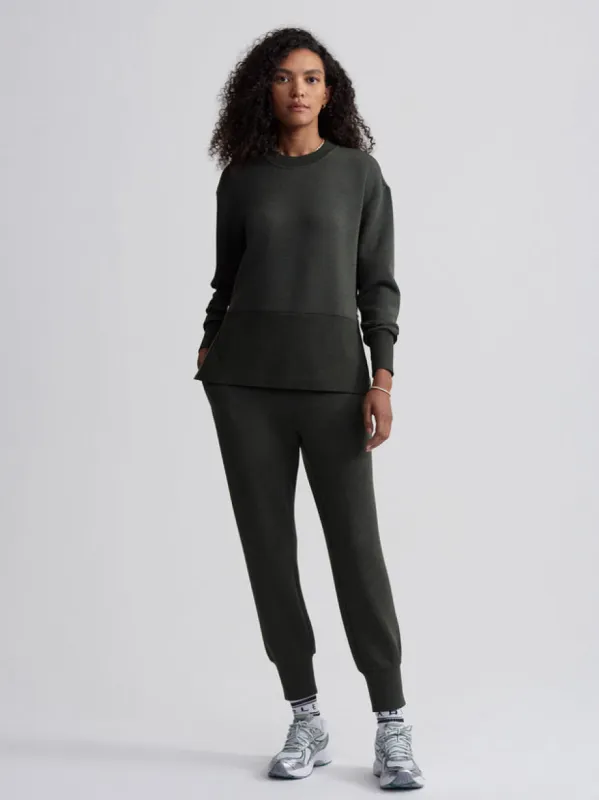 Varley Slim Cuff Pant 27.5” - Olive Marl sold by Boutique with Grace