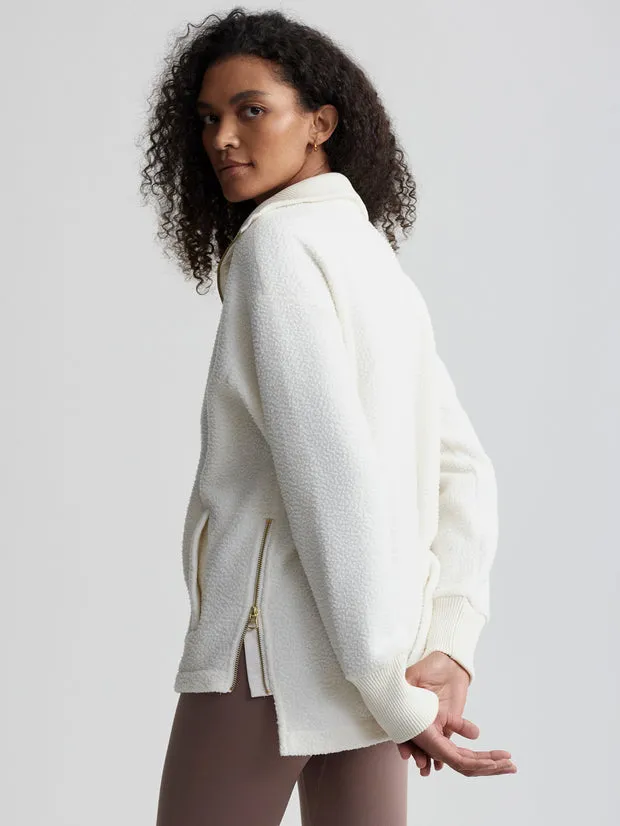 Varley Wallace Half Zip - Egret sold by Boutique with Grace product image thumbnail 4