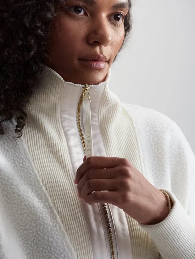 Varley Wallace Half Zip - Egret sold by Boutique with Grace product image thumbnail 2