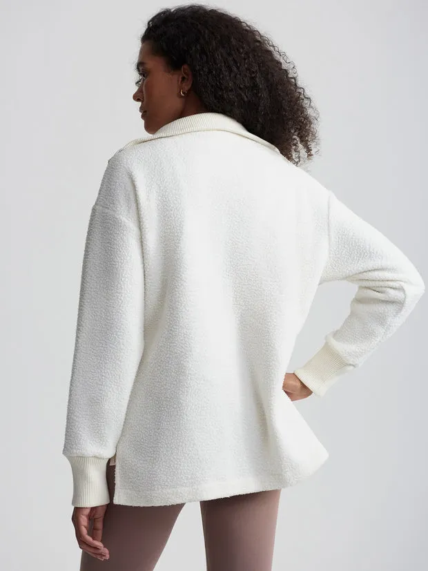 Varley Wallace Half Zip - Egret sold by Boutique with Grace product image thumbnail 5