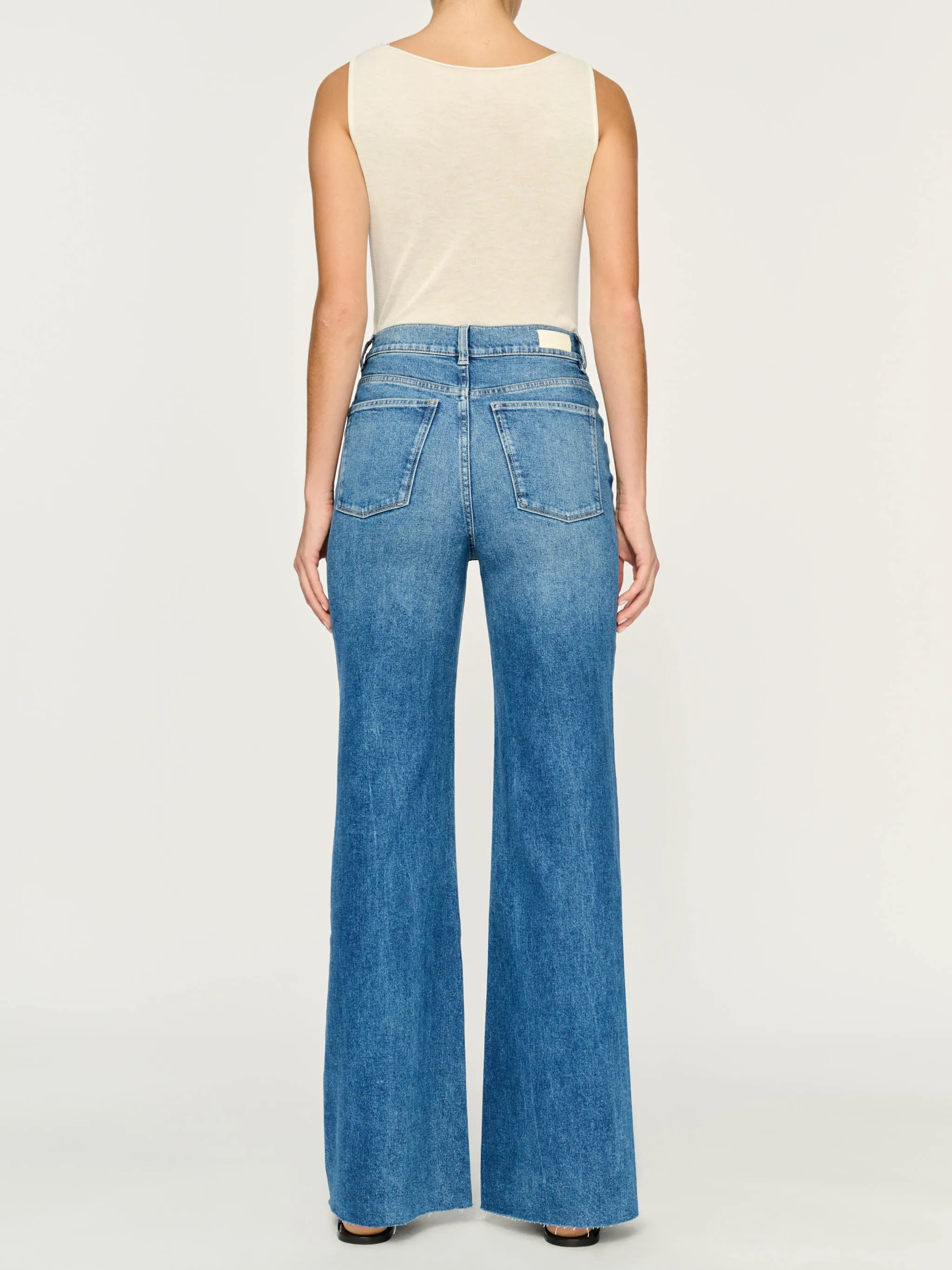 DL1961 Hepburn Wide Leg High Rise - Driggs sold by Boutique with Grace product image thumbnail 5