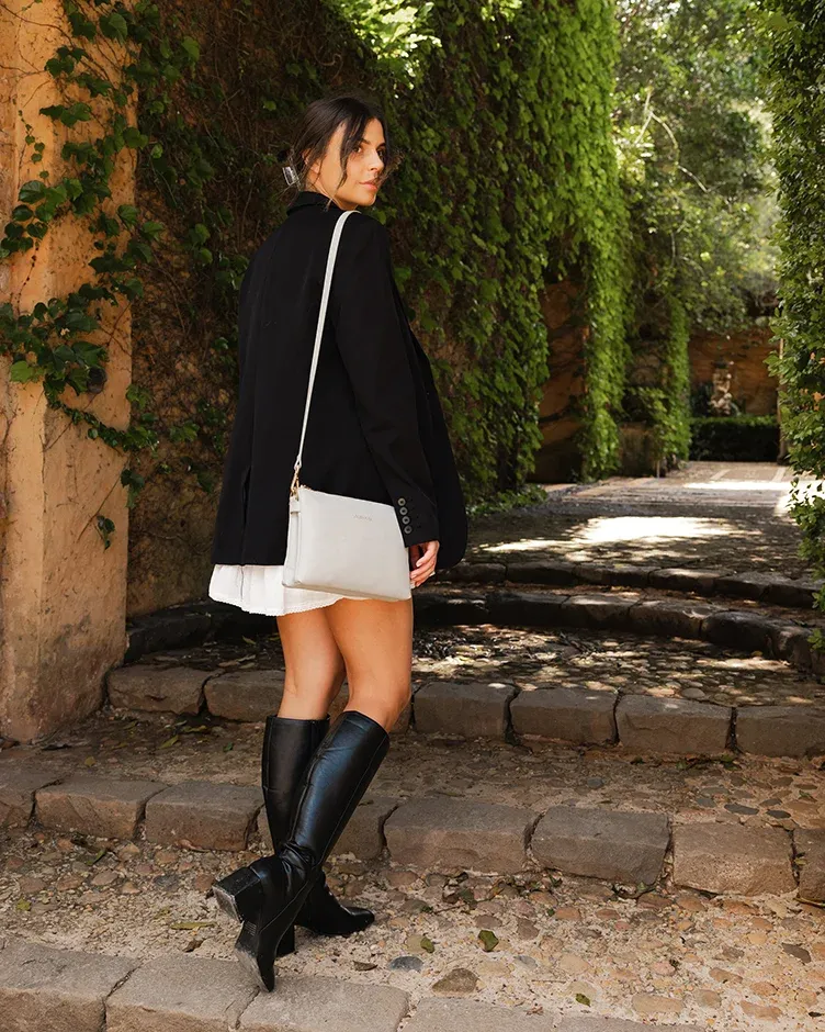 Louenhide Millie Crossbody Bag - Light Grey sold by Boutique with Grace product image thumbnail 2