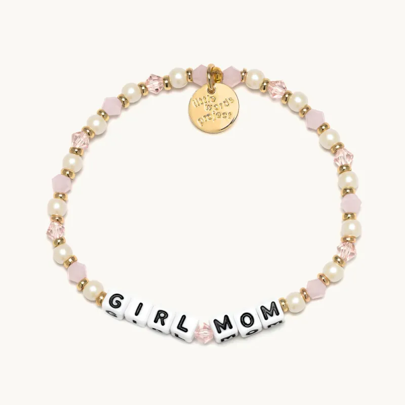 Little Words Project Bracelet - Girl Mom sold by Boutique with Grace