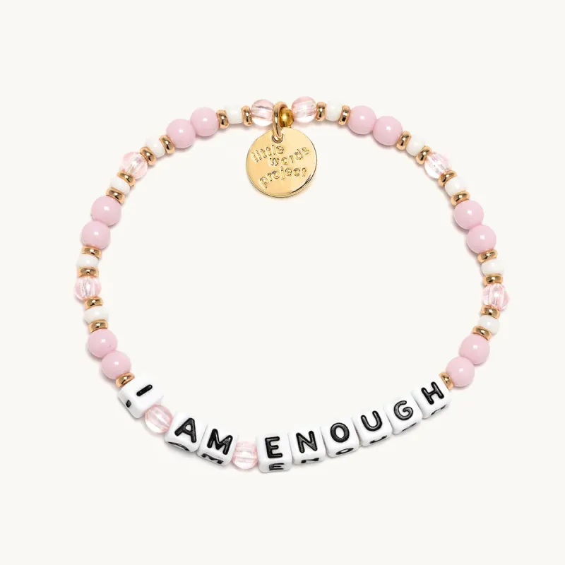 Little Words Project Bracelet - I Am Enough sold by Boutique with Grace
