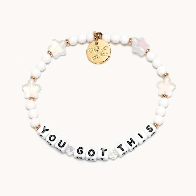 Little Words Project Bracelet - You Got This sold by Boutique with Grace