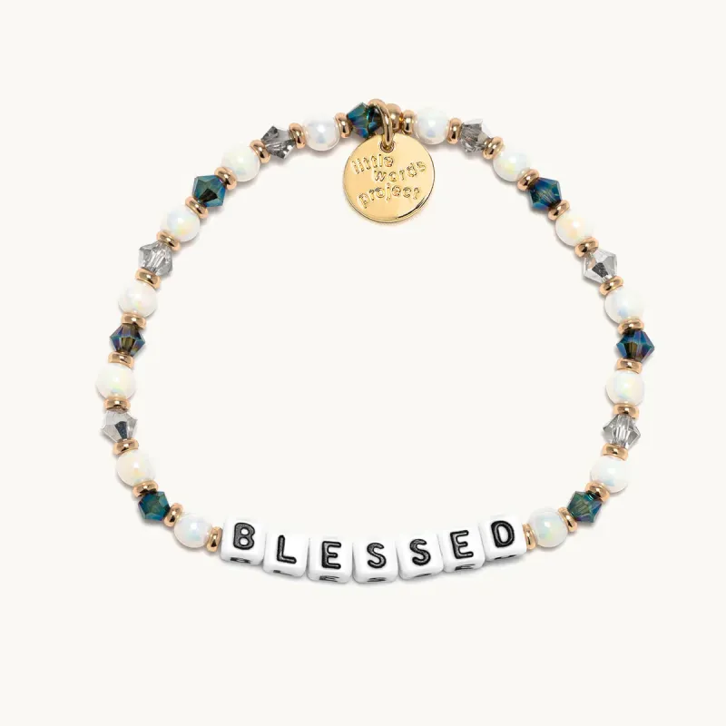 Little Words Project Bracelet - Blessed sold by Boutique with Grace