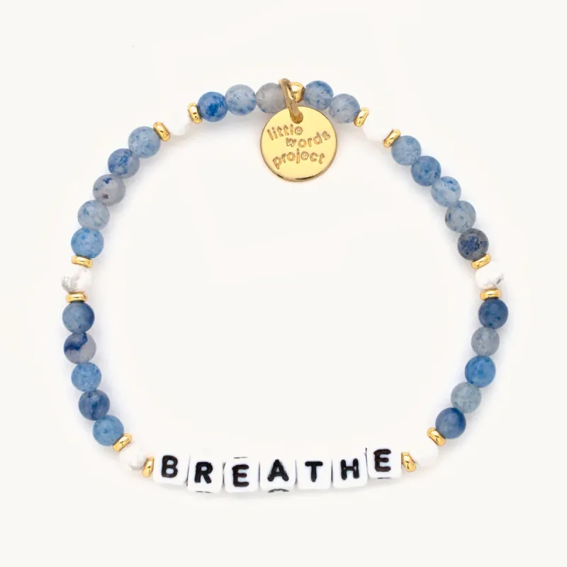 Little Words Project Bracelet - Breathe sold by Boutique with Grace