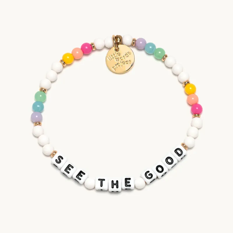 Little Words Project Bracelet - See The Good sold by Boutique with Grace