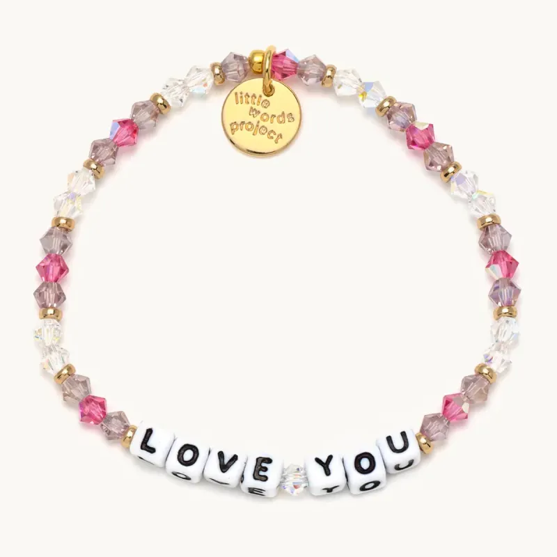 Little Words Project Bracelet - Love You sold by Boutique with Grace