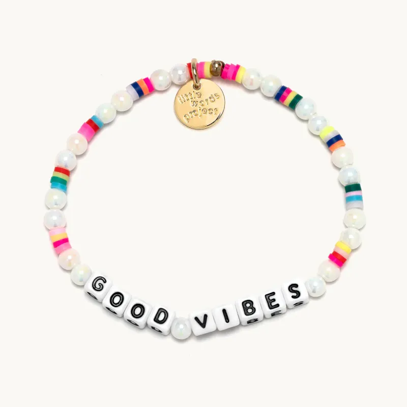 Little Words Project Bracelet - Good Vibes sold by Boutique with Grace