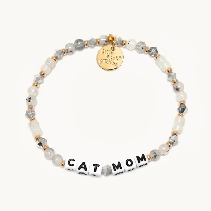 Little Words Project Bracelet - Cat Mom sold by Boutique with Grace