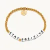 Little Words Project Gold Bracelet - Stay Positive sold by Boutique with Grace