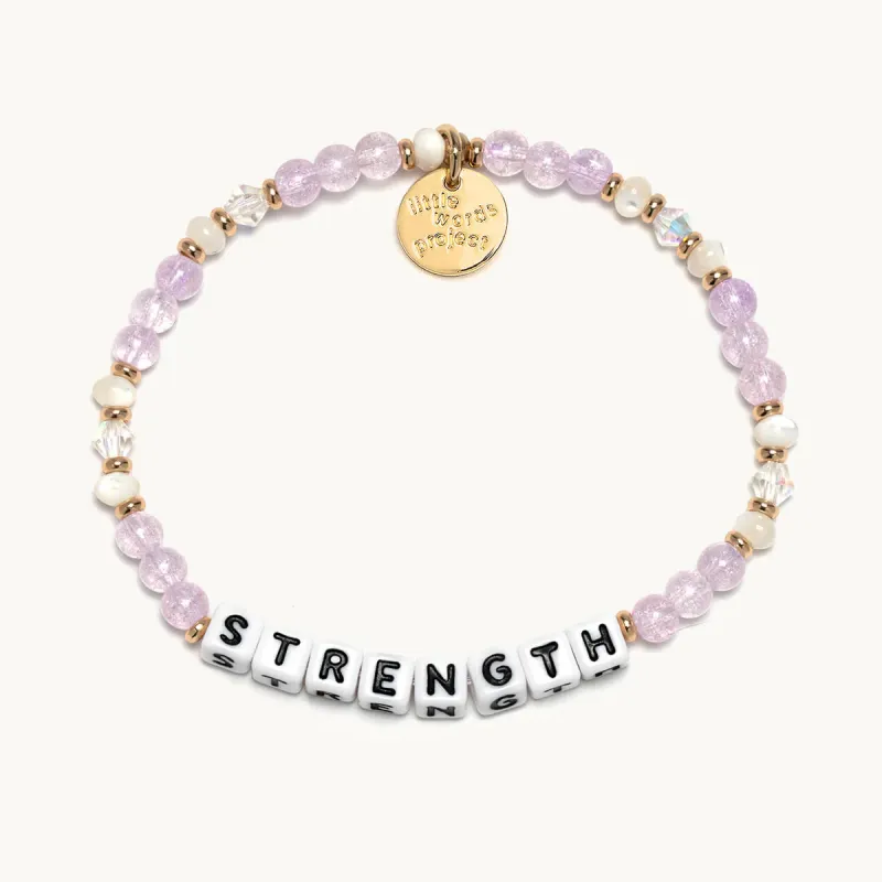 Little Words Project Bracelet - Strength sold by Boutique with Grace