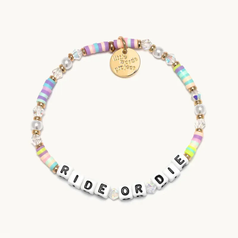 Little Words Project Bracelet - Ride Or Die sold by Boutique with Grace
