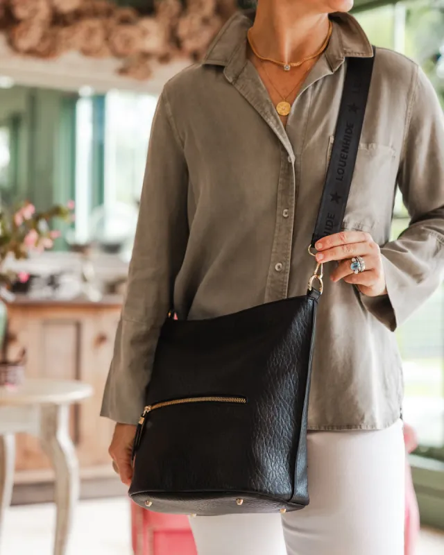 Louenhide Juno Shoulder Bag - Black sold by Boutique with Grace