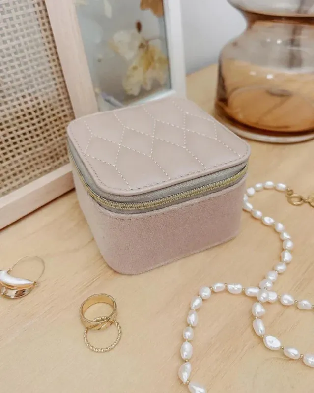 Louenhide Beau Jewelry Case - Velvet Malt sold by Boutique with Grace
