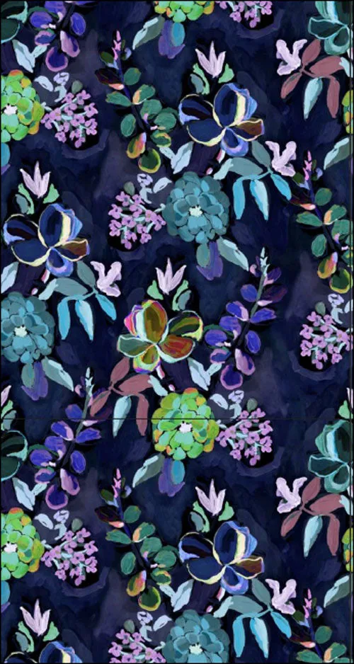 Echo Happy Floral Wrap - Navy sold by Boutique with Grace product image thumbnail 2
