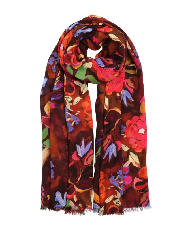 Echo Happy Floral Wrap - Harvest Pumpkin sold by Boutique with Grace