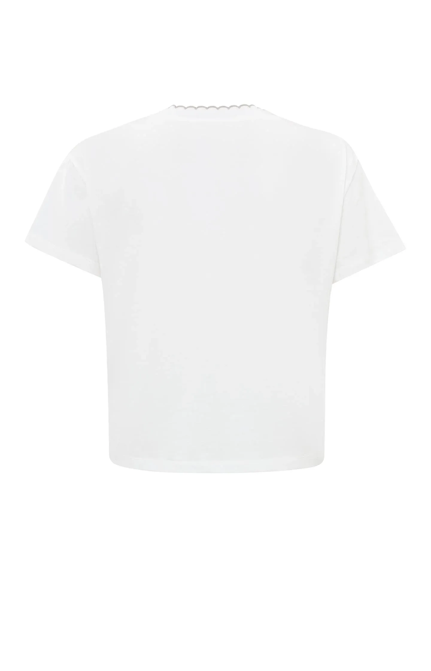 Yaya Rib Neckline Tee - Pure White sold by Boutique with Grace product image thumbnail 3