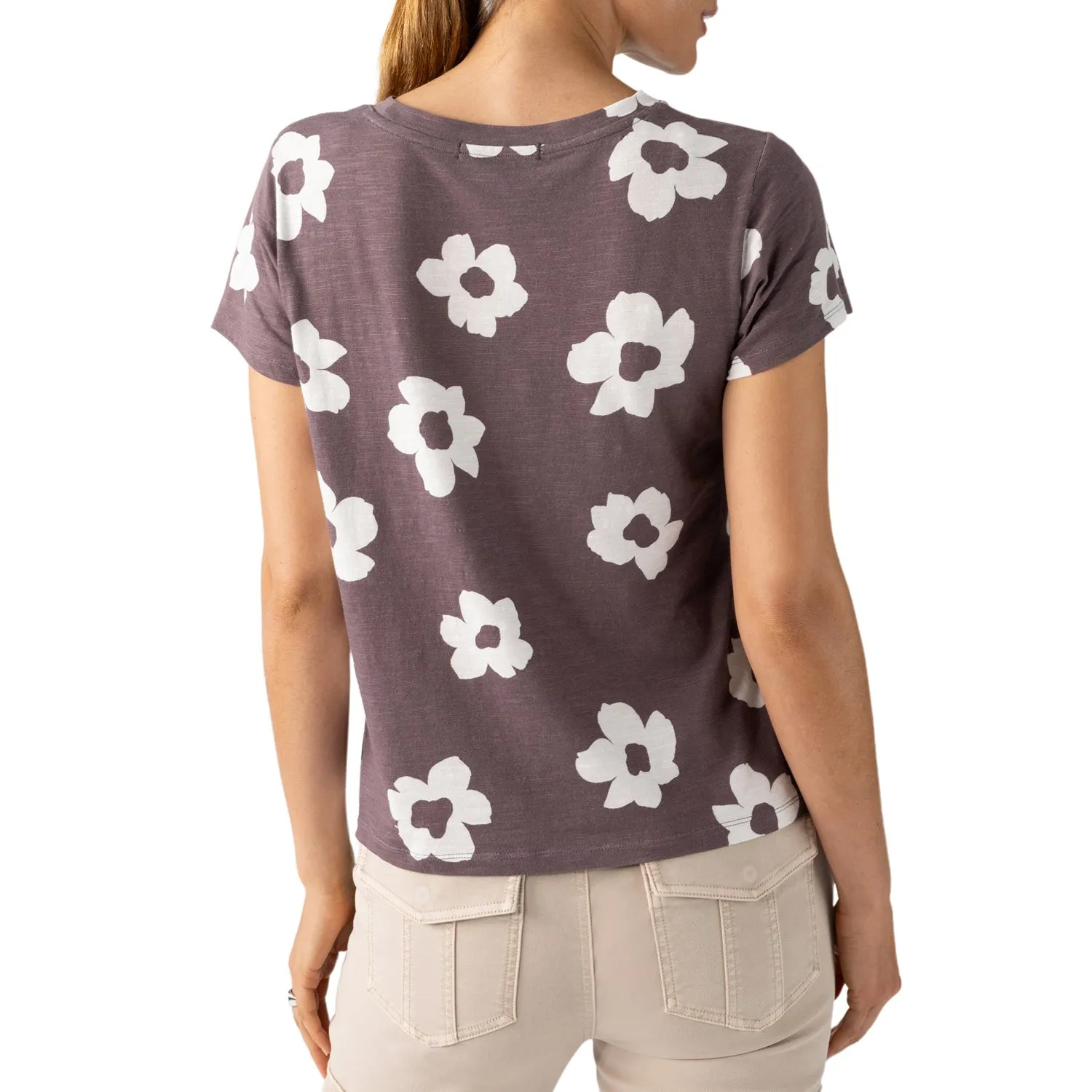 Sanctuary Perfect Tee - Cocoa Flower Pop sold by Boutique with Grace product image thumbnail 4