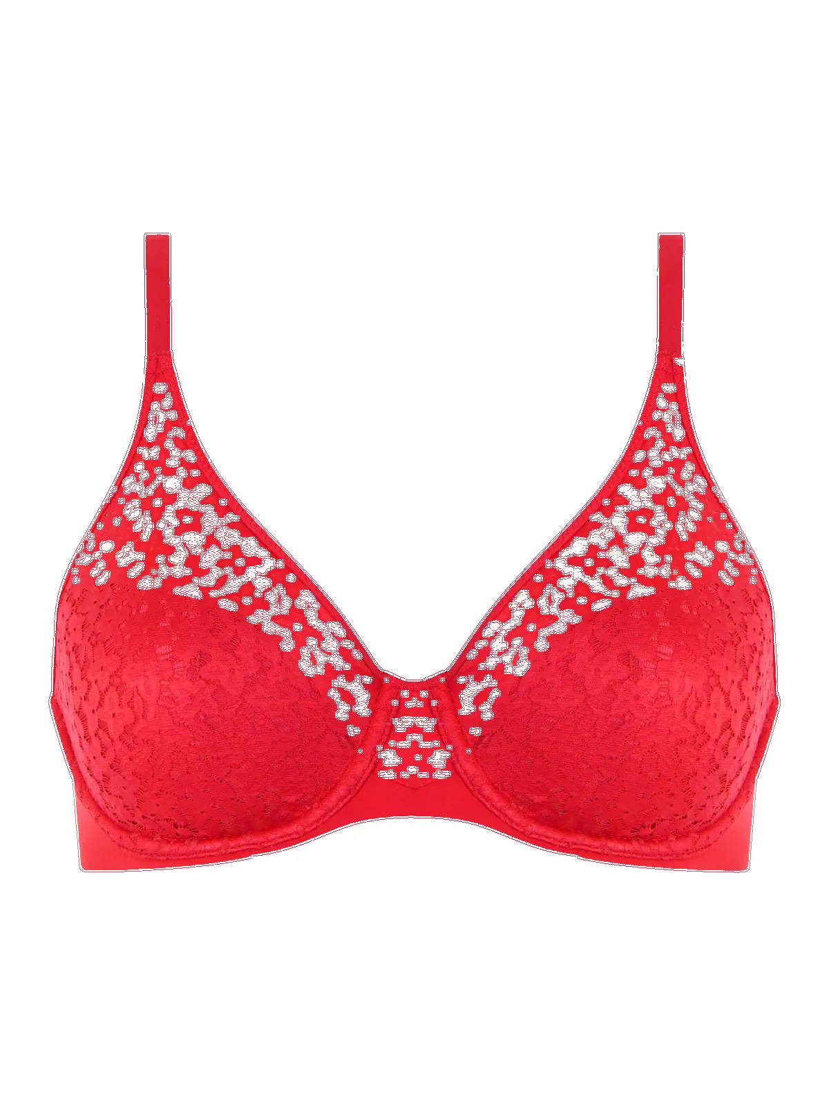 Chantelle Norah Covered Moulded Bra - Poppy Red sold by Boutique with Grace