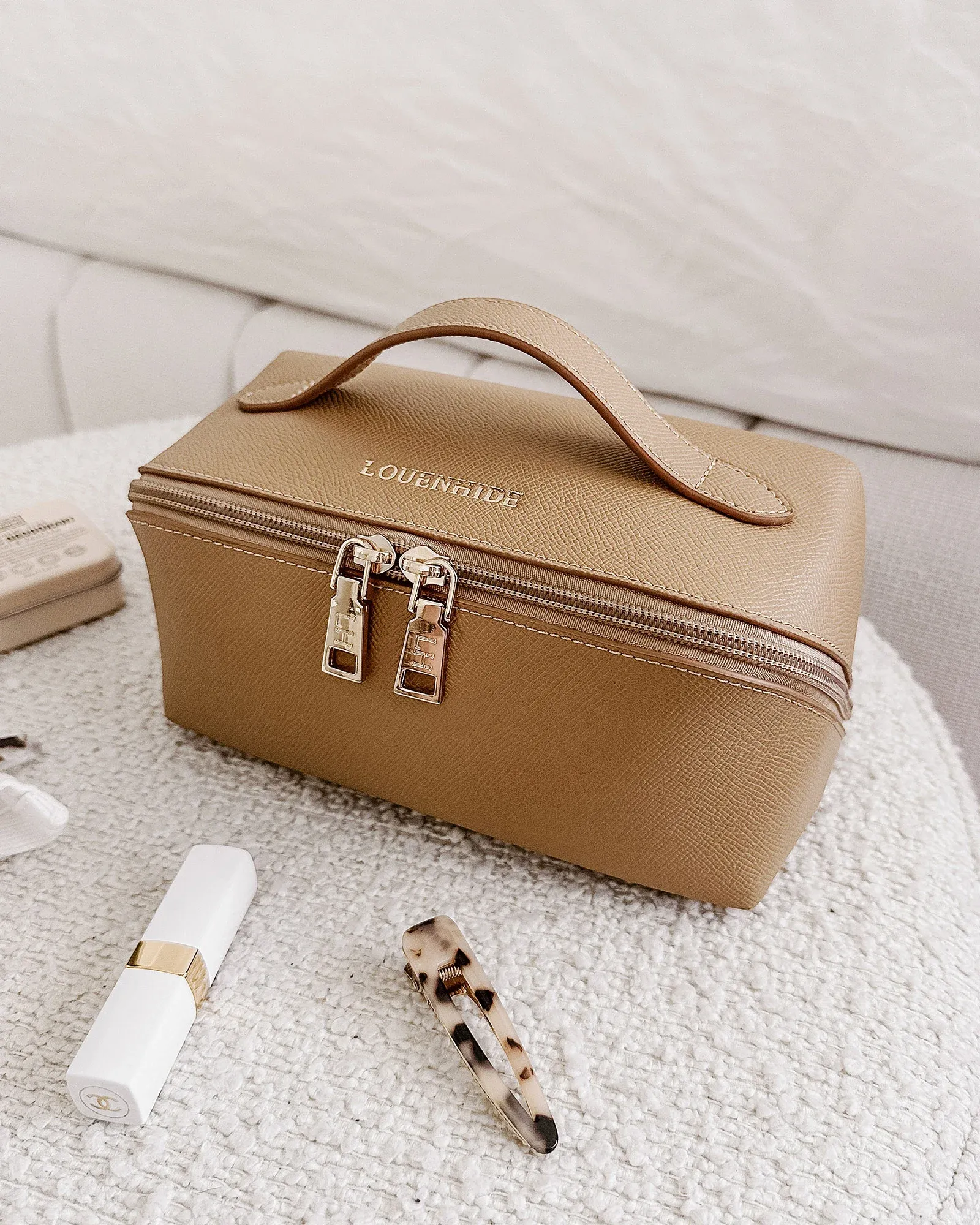 Louenhide Ellis Makeup Bag - Camel sold by Boutique with Grace product image thumbnail 2