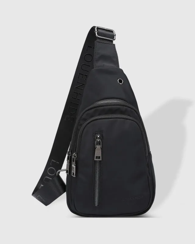 Louenhide Boyd Nylon Sling Bag - Black sold by Boutique with Grace
