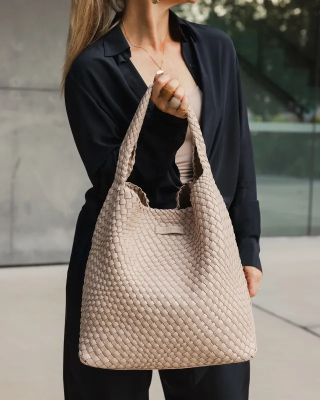 Louenhide Gabby Woven Tote Bag - Malt sold by Boutique with Grace