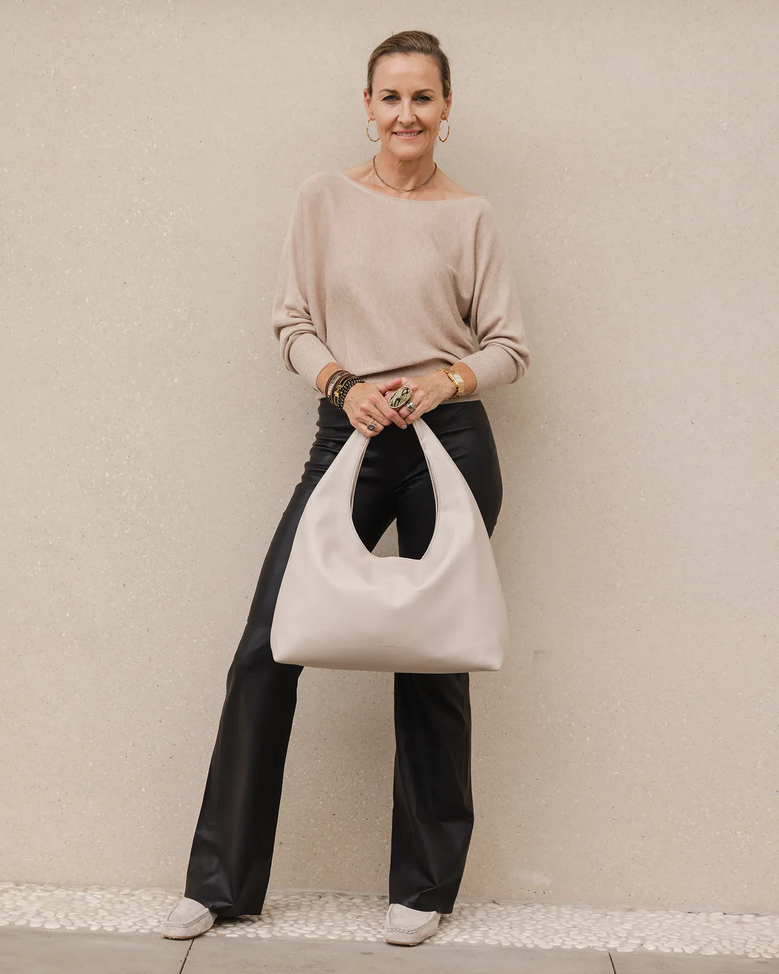 Louenhide Monaco Shoulder Bag - Oat sold by Boutique with Grace product image thumbnail 2