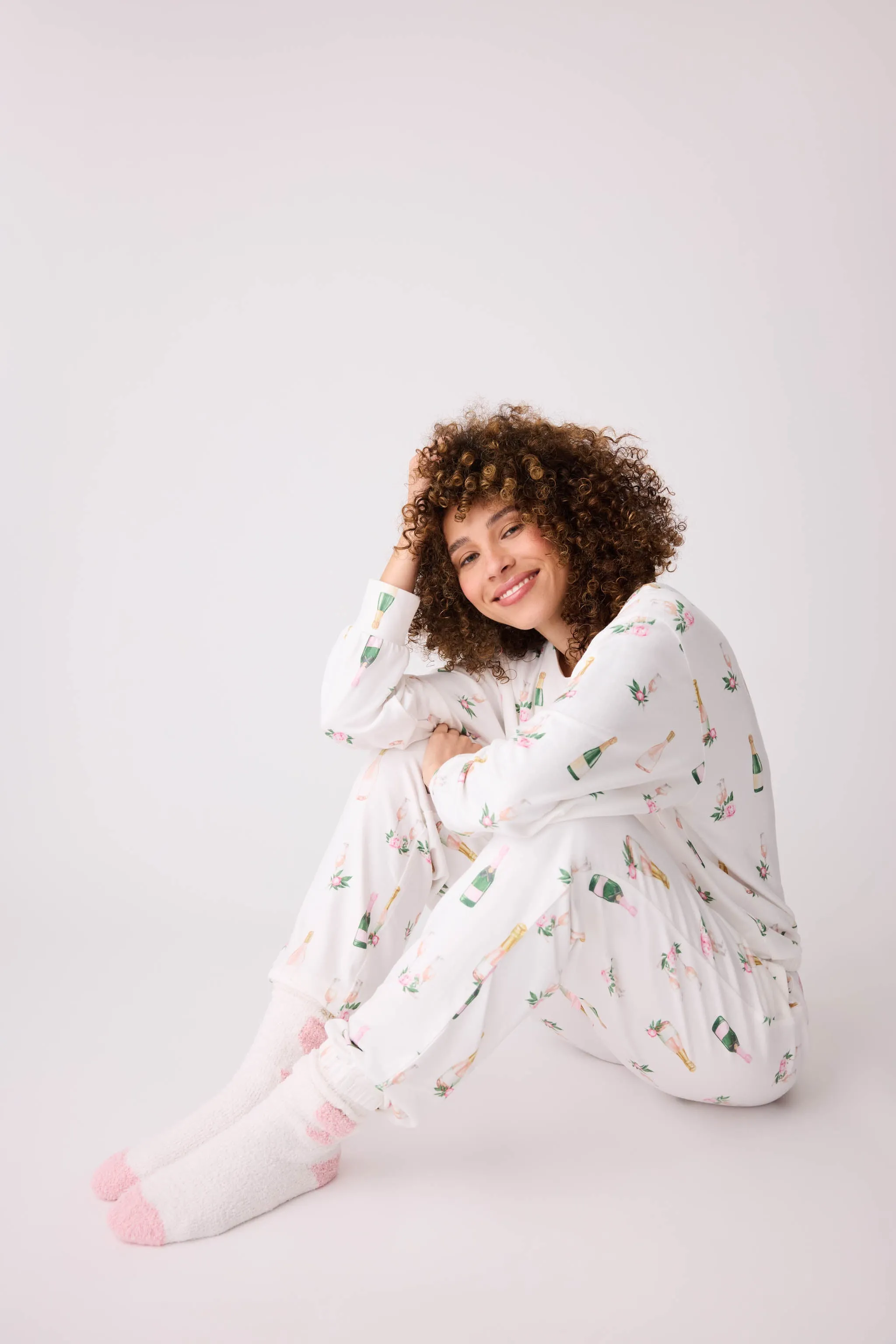 PJ Salvage Breakfast of Champs PJ Set - Ivory sold by Boutique with Grace product image thumbnail 3