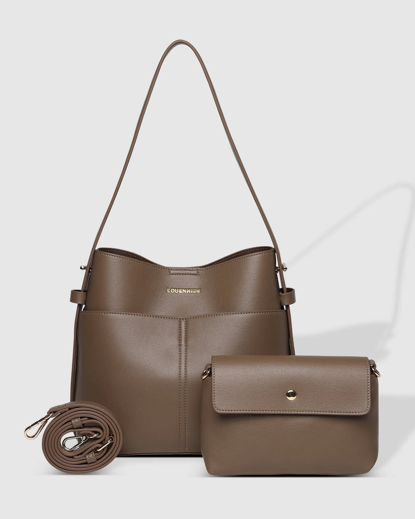 Louenhide Samantha Handbag - Mocha sold by Boutique with Grace product image thumbnail 2