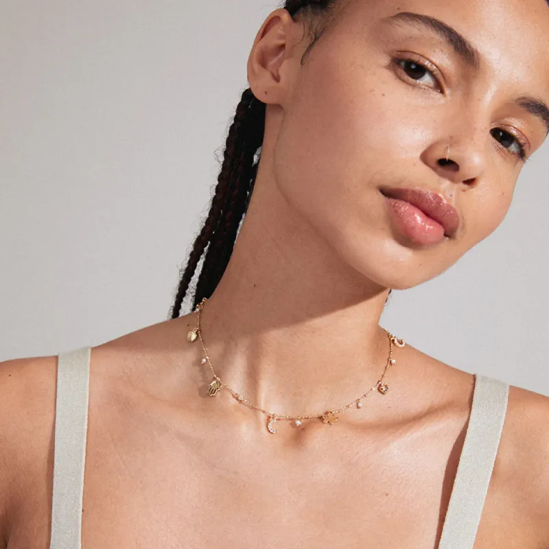 Pilgrim Prucence Necklace - Gold sold by Boutique with Grace