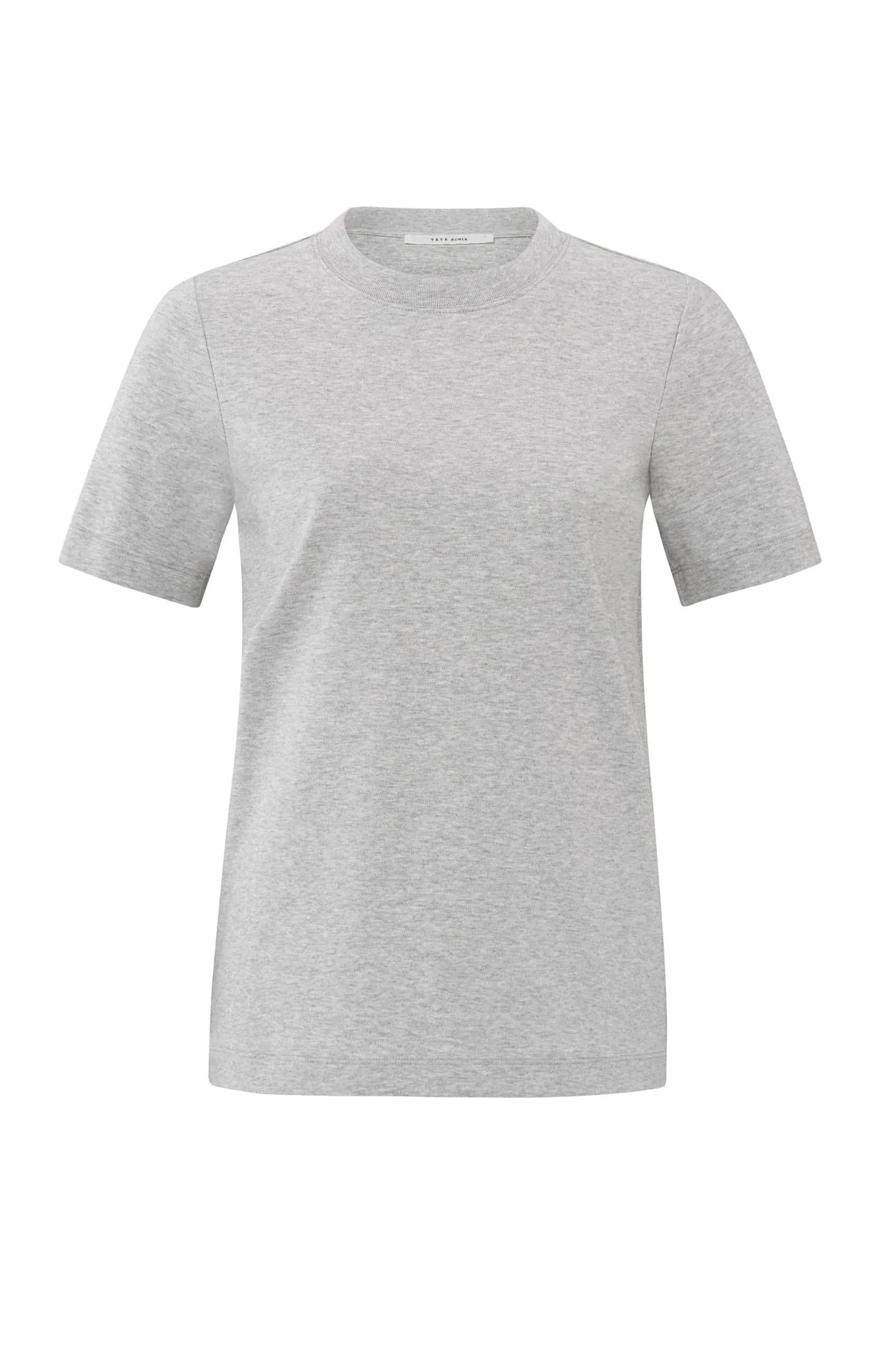 Yaya Round Neck Tee - Medium Grey sold by Boutique with Grace