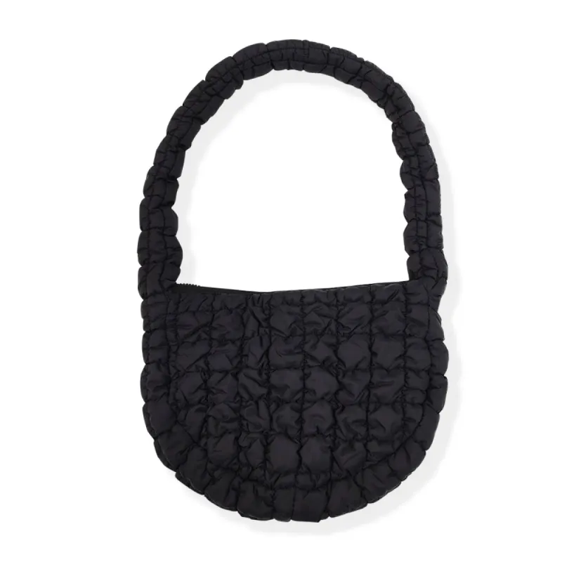 Lyla & Luxe Small Quilt Bag - Black sold by Boutique with Grace
