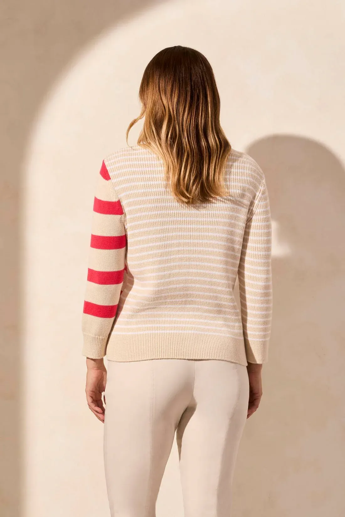 Tribal Brinley Crew Neck Sweater - Teaberry sold by Boutique with Grace product image thumbnail 4